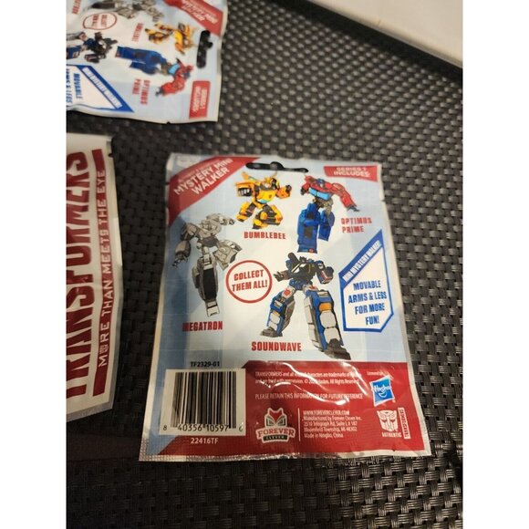Lot of 4 Transformers Mystery Mini Walker Blind Bags • Hasbro New/ Sealed - Picture 2 of 5